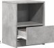 vidaXL Szafka nocna z LED, szarość betonu 12