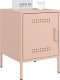 vidaXL Szafki nocne, 2 szt., różowe, 36x39x50,5 cm, stal 3