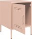 vidaXL Szafki nocne, 2 szt., różowe, 36x39x50,5 cm, stal 9