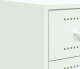 vidaXL Szafki nocne, 2 szt., białe, 36x39x60,5 cm, stal 10