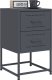 vidaXL Szafki nocne, 2 szt., antracytowe, 36x39x60,5 cm, stal 1