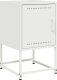 vidaXL Szafka nocna, biała, 36x39x60,5 cm, stal 2