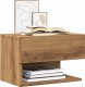 vidaXL Ścienna szafka nocna, dąb artisian 4