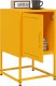 vidaXL Szafki nocne, 2 szt., musztardowe, 36x39x60,5 cm, stal 4