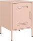 vidaXL Szafka nocna, różowa, 36x39x50,5 cm, stal 2