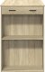 vidaXL Stolik barowy, dąb sonoma, 102x70x103,5 cm 6