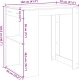 vidaXL Stolik barowy, stare drewno, 102x70x103,5 cm 10