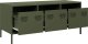 vidaXL Szafka RTV, oliwkowa, 101,5x39x43,5 cm, stal walcowana na zimno 5