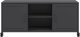 vidaXL Szafka RTV, czarna, 100,5x39x43,5 cm, stal 6