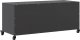 vidaXL Szafka RTV, czarna, 100,5x39x43,5 cm, stal 8