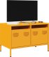 vidaXL Szafka RTV, musztardowa, 68x39x43,5 cm, stal walcowana na zimno 1
