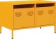 vidaXL Szafka RTV, musztardowa, 68x39x43,5 cm, stal walcowana na zimno 2