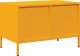vidaXL Szafka RTV, musztardowa, 68x39x43,5 cm, stal walcowana na zimno 7