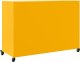 vidaXL Szafka, musztardowa, 100,5x39x72 cm, stal 7
