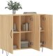 vidaXL Szafka, dąb sonoma, 90x34x80 cm, materiał drewnopochodny 4