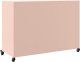 vidaXL Szafka, różowa, 100,5x39x72 cm, stal 7