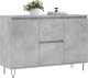 vidaXL Szafka, szarość betonu, 104x35x70 cm, materiał drewnopochodny 3