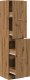 vidaXL Szafka apteczna,dąb artisian, 40x41x174,5 cm 2