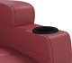 vidaXL Fotel masujący, winna czerwień, obity sztuczną skórą 8