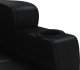 vidaXL Fotel masujący, czarny, sztuczna skóra 8