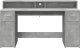 Biurko vidaXL Szare 160 cm x 55 cm 6