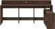Biurko vidaXL Ciemnobrązowe 200 cm x 104 cm 6
