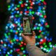Lampki choinkowe Twinkly Twinkly Candies – 100 Lampki w kształcie pereł RGB LEDs, zielony przewód, USB-C 3