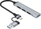 HUB USB Tracer ADAPTER TRACER A-4, USB Type-C do USB-A, 4x USB-A 1