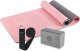 HMS ZESTAW DO JOGI HMS MATA TPE LIGHT PINK YM10 + KOSTKA GRAY KJ02 + PASEK SJ01 1