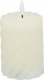 Articasa ŚWIECA DEKORACYJNA 75x100MM LED WOSK CREME 1
