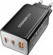 Ładowarka Essager Ładowarka sieciowa ECT67W-LJB01-Z GaN 2xUSB-C USB-A 67W (czarny) 2