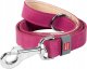 Collar Smycz dla psa z naturalnej skóry WAUDOG szer. 25 mm, dł. 122 cm różowa 1