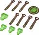 Coocazoo Zestaw elementów wymiennych Leather Irish Green Melange (138805) 1