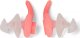 Speedo Zatyczki douszu Speedo BIOFUSE EARPLUG AU clear/fluro tangerine 1