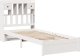 vidaXL Łóżko z regałem, bez materaca, białe, 75x190 cm, sosnowe 3