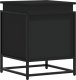 vidaXL Skrzynia z pokrywą, czarna, 40x40x51,5 cm 2