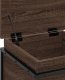 vidaXL Skrzynia z pokrywą, brązowy dąb, 40x40x51,5 cm 8