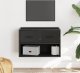 vidaXL Szafka pod telewizor, czarna, 60x31x39,5 cm 1