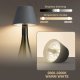Lampka biurkowa Techly Techly Bezprzewodowa lampka LED na butelkę dotykowa ściemniana 4