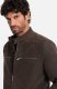 Kurtka męska Ombre Męska kurtka biker w stylu retro ze stójką  brązowa V1 OM-JAFL-0197 M 2
