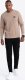 Ombre Nierozpinana męska bluza dresowa z metalowym pinem  beżowa V1 OM-SSNZ-0136 XL 3