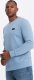 Ombre Nierozpinana męska dresowa bluza z metalowym pinem  błękitna V3 OM-SSNZ-0136 XXL 4