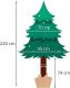 Springos Choinka sztuczna na pniu 220 cm świerk PE świąteczna dekoracja UNIWERSALNY 13