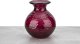 San Miguel Wazon szklany 33 cm bordowy Paradise San Miguel recykling 5