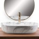 Umywalka Rea Umywalka Nablatowa REA CLEO 61 Aiax Shiny 3