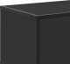 vidaXL vidaXL Szafka pod TV, czarna, 100x35x41 cm, materiał drewnopochodny 8
