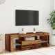 vidaXL Szafka pod TV z oświetleniem LED, stare drewno, 120x36,5x40 cm 4
