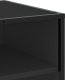 vidaXL vidaXL Szafka pod TV, czarna, 91x40x46 cm, materiał drewnopochodny 7