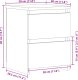 vidaXL vidaXL Szafka nocna, stare drewno 30x30x40 cm, materiał drewnopochodny 9