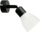 Kinkiet Darymex Costa kinkiet 1x40W E14 czarny klosz biały 91-29577 1